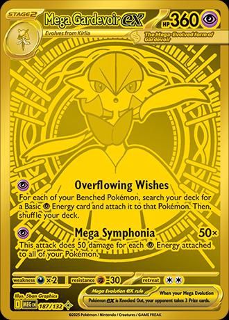 Mega Gardevoir EX Full Art Holo Mega Evolution 187/132