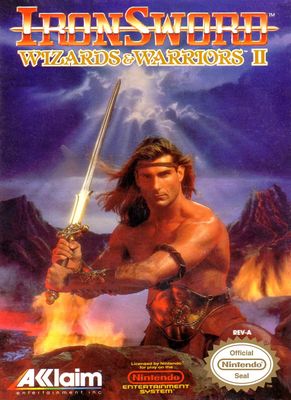 Iron Sword Wizards and Warriors II 2 for NES