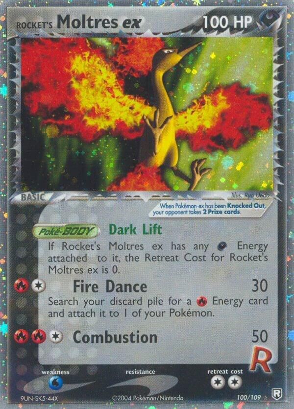 Rocket's Moltres EX Holo Team Rocket Returns 100/109