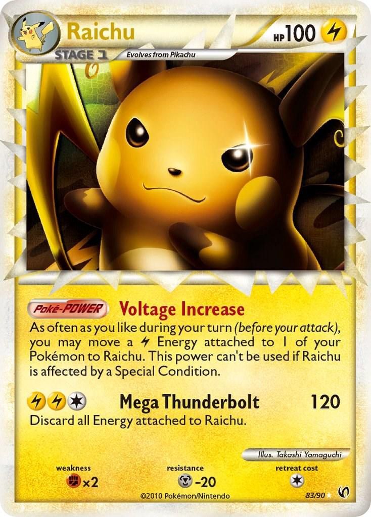 Raichu Prime Holo Undaunted 83/90