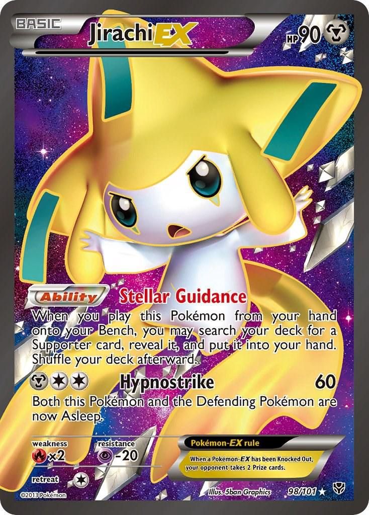 Jirachi EX Full Art Holo Plasma Blast 98/101