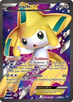 Jirachi EX Full Art Holo Plasma Blast 98/101