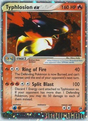 Typhlosion EX Holo Sandstorm 99/100