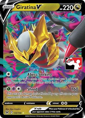 Giratina V Prize Pack Holo Lost Origin 130/196