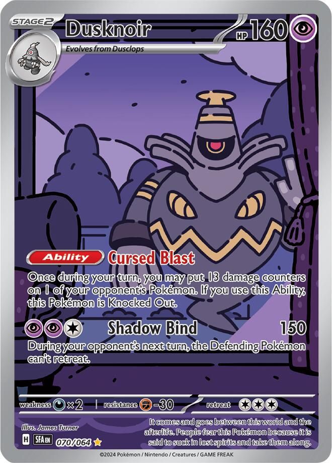Dusknoir Full Art Holo Shrouded Fable 70/64