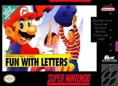 Mario's Early Years Fun with Letters for SNES