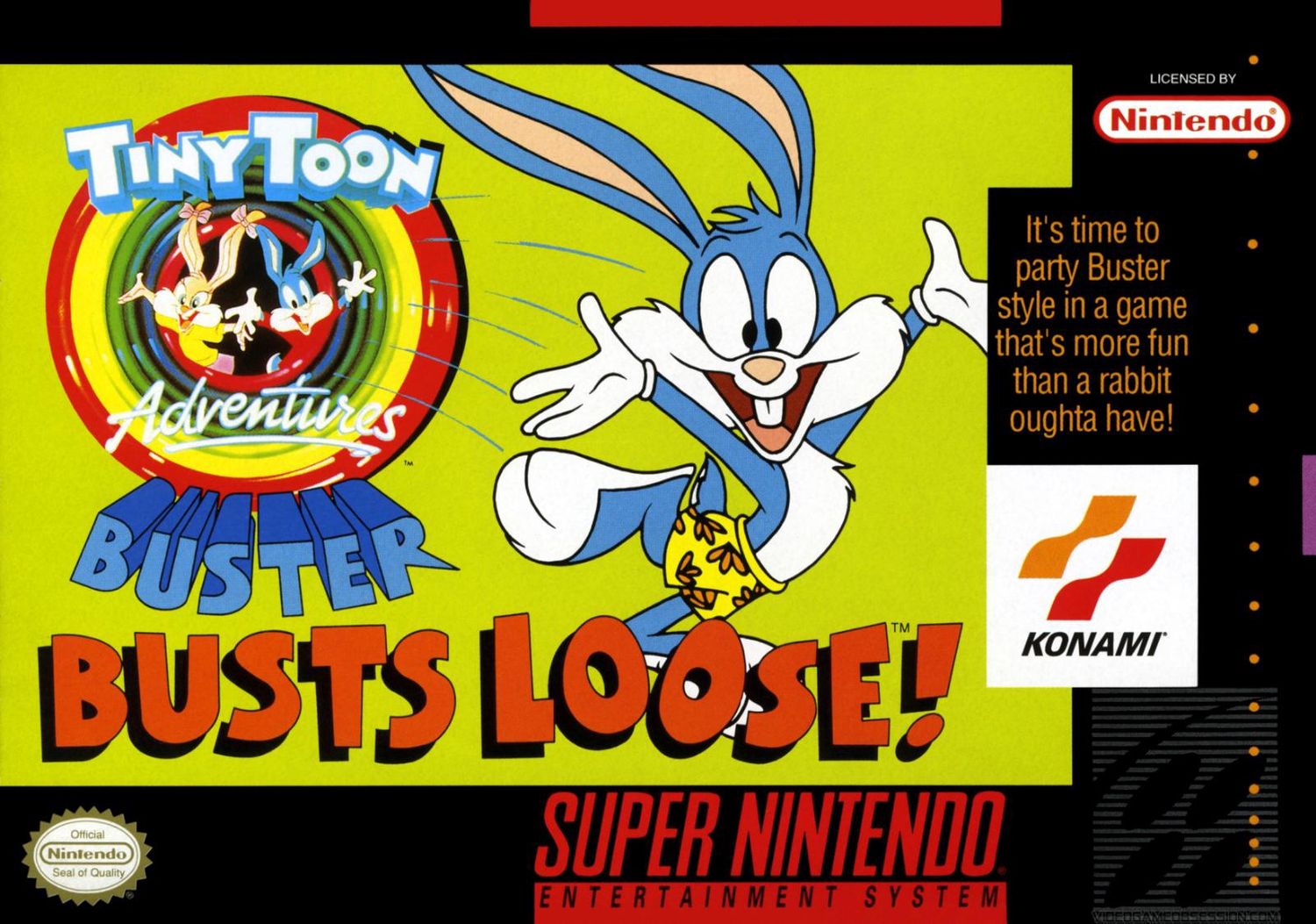 Tiny Toon Adventures Buster Busts Loose for SNES