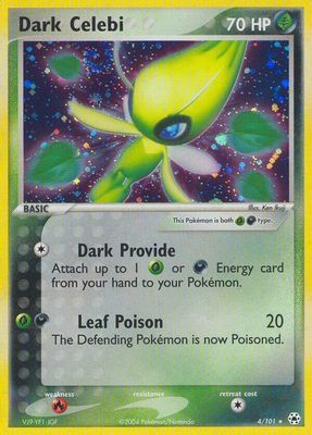 Dark Celebi Holo Hidden Legends 4/101