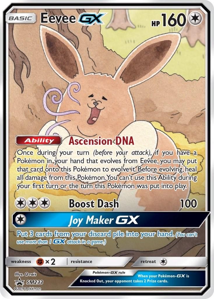 Eevee GX Full Art Holo Promo SM233