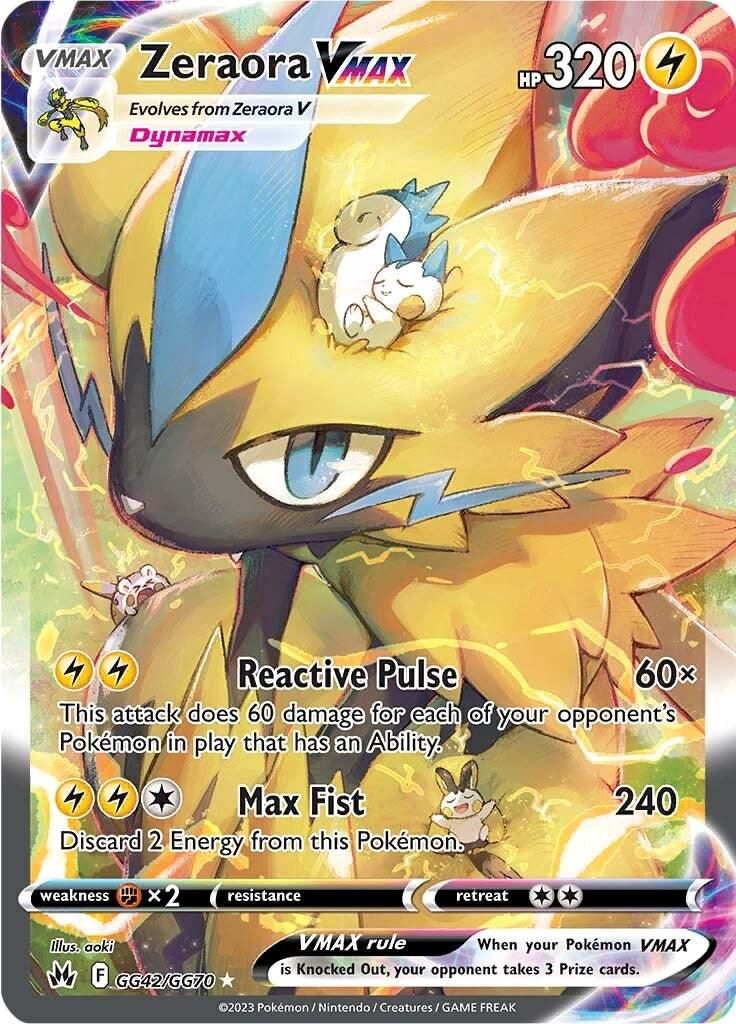 Zeraora VMAX Full Art Holo Crown Zenith GG42/GG70