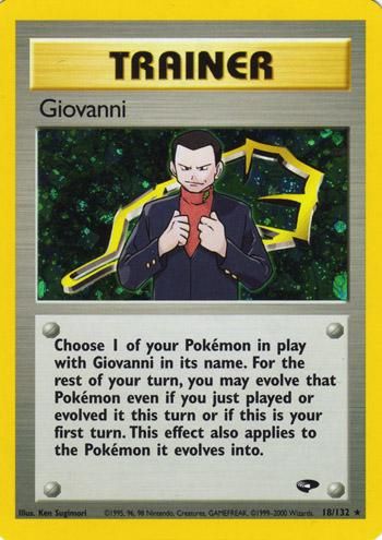 Giovanni Holo Gym Challenge 18/132