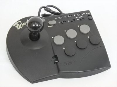 Asciiware Fighter Stick SG-6 Controller for Genesis