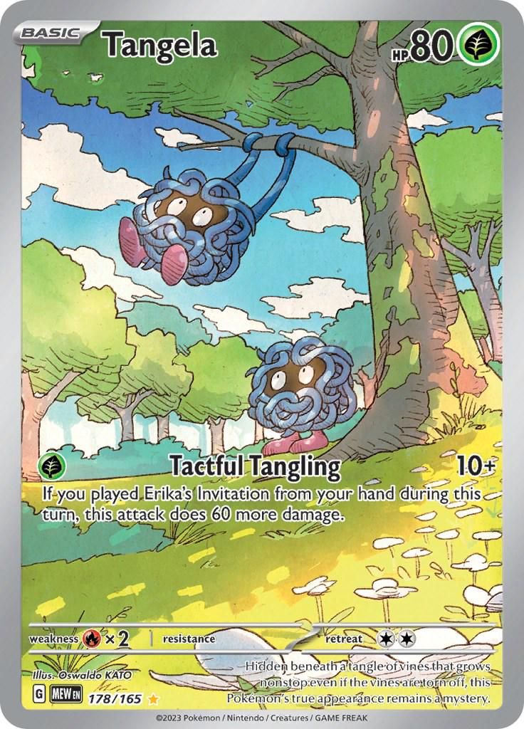 Tangela Full Art Holo 151 178/165
