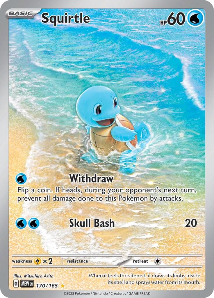 Squirtle Full Art Holo 151 170/165
