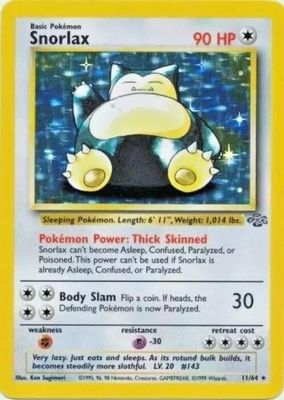 Snorlax Holo Gungle 11/64