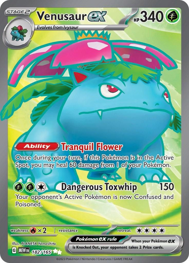 Venusaur EX Full Art Holo 151 182/165
