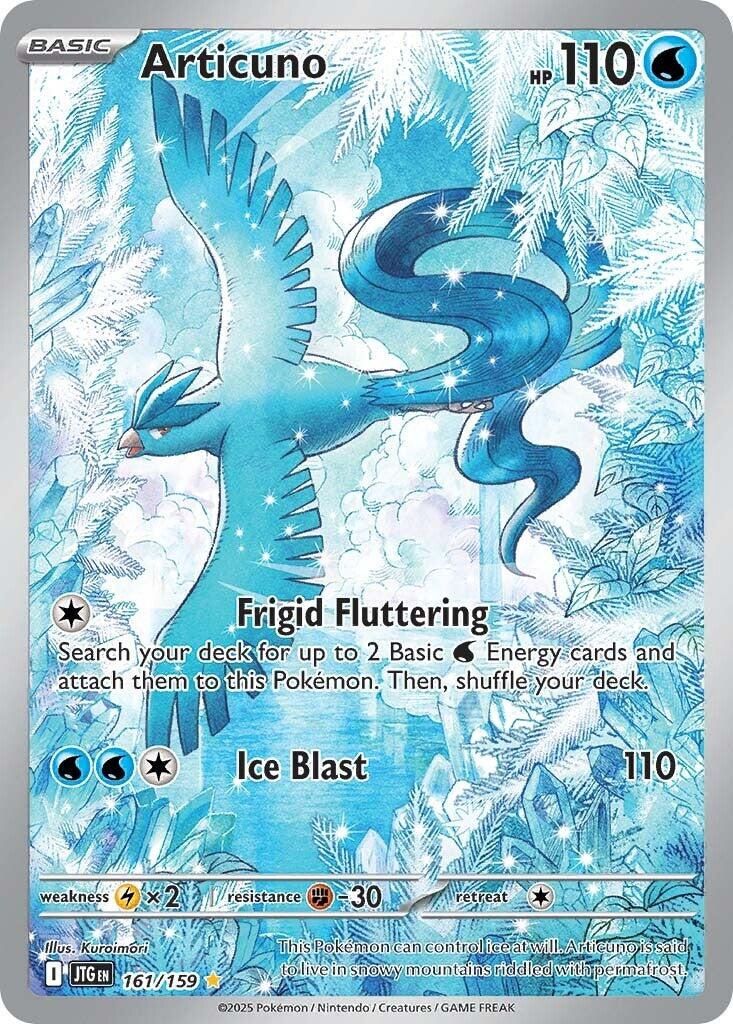 Articuno Full Art Holo Journey Together 161/159