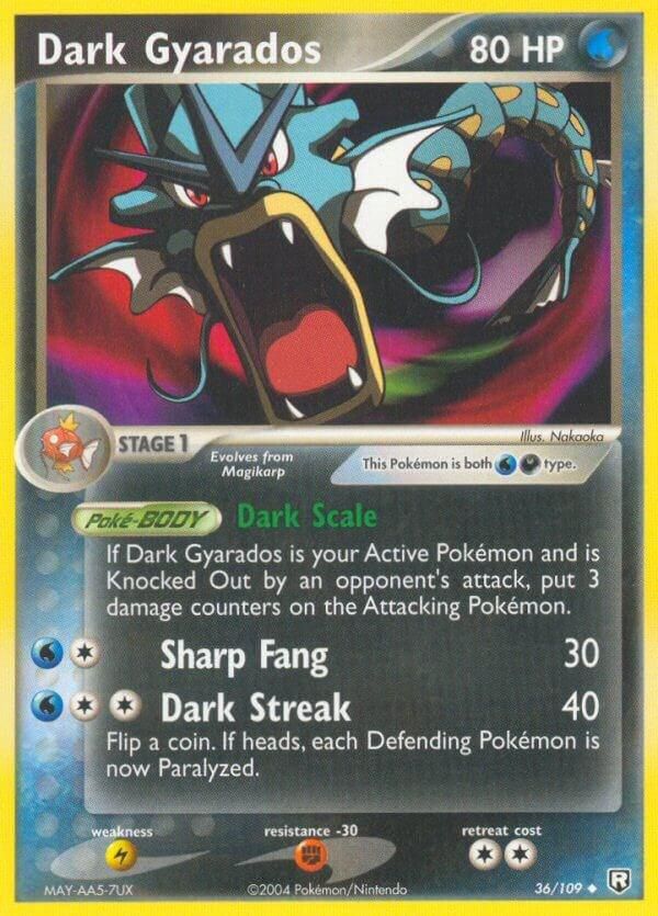 Dark Gyarados Team Rocket Returns 36/109