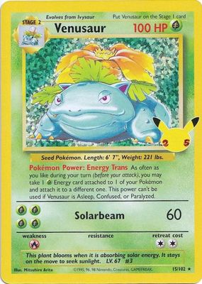 Venusaur Holo Celebrations 15/102