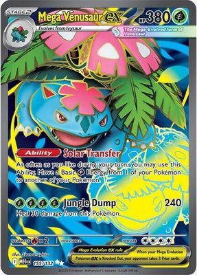 Mega Venusaur EX Full Art Holo Mega Evolution 155/132