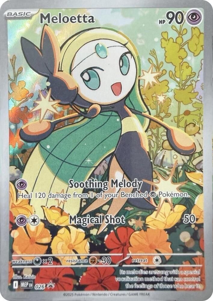 Meloetta Full Art Holo Promo 26