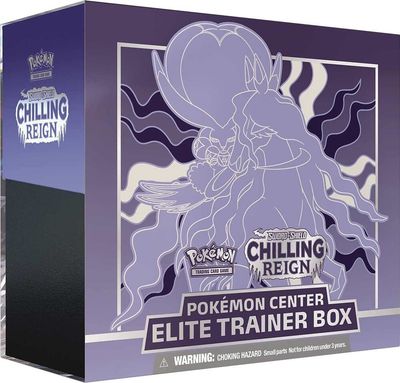 Elite Trainer Box Chilling Reign Pokemon Center Exclusive [Shadow Rider Calyrex]