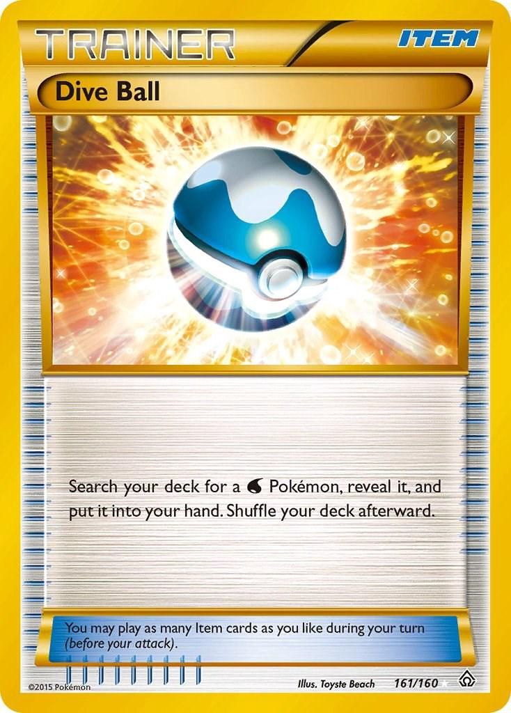 Dive Ball Holo Primal Clash 161/160