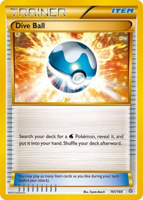 Dive Ball Holo Primal Clash 161/160