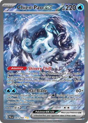 Chien-Pao EX Full Art Holo Paldea Evolved 261/193