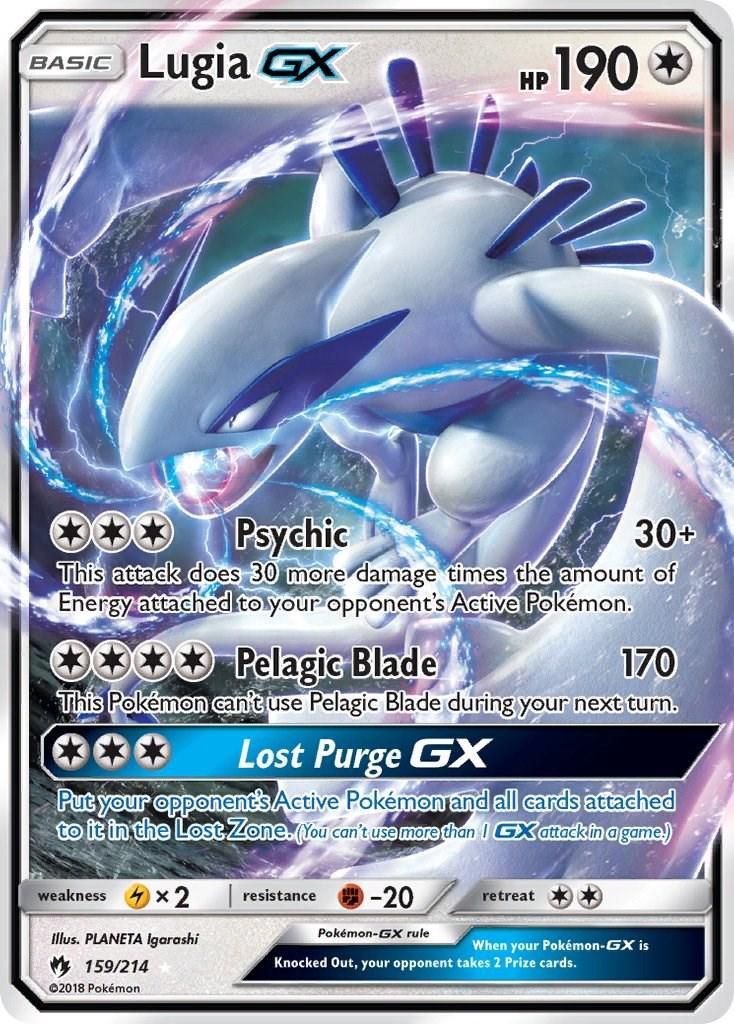 Lugia GX Full Art Holo Lost Thunder 159/214
