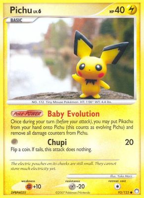 Pichu Mysterious Treasures 93/123