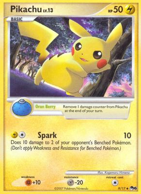 Pikachu Holo Pop Series 6 9/17