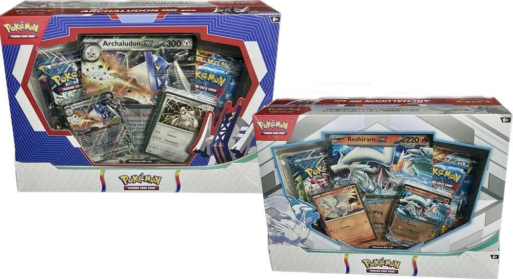 Reshiram &amp; Archaludon ex Box [Set of 2]