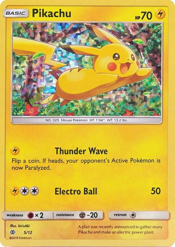 Pikachu Holo McDonalds Promo 2017 5/12