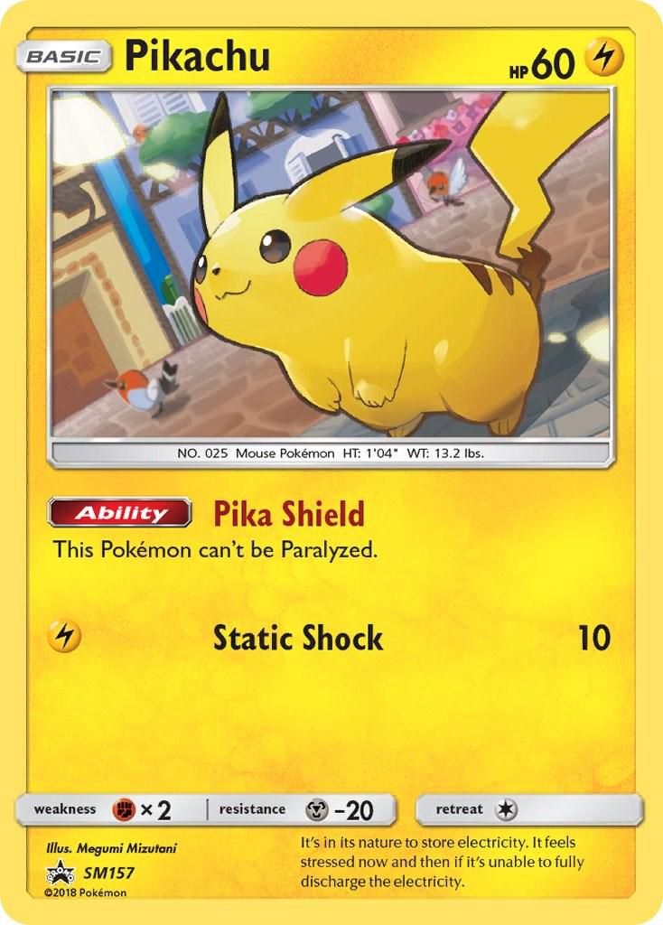 Pikachu Holo Promo SM157