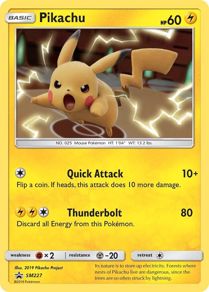 Pikachu Holo Promo SM227