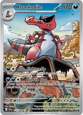 Krookodile Full Art Holo Black BOlt 137/86