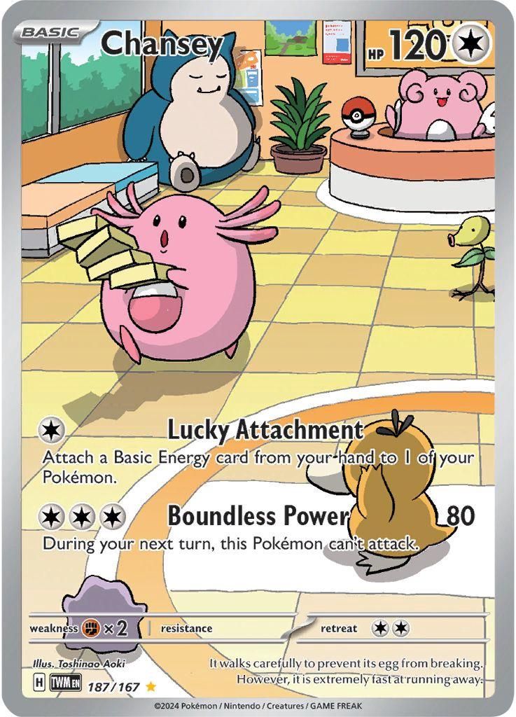 Chansey Full Art Holo Twilight Masquerade 187/167
