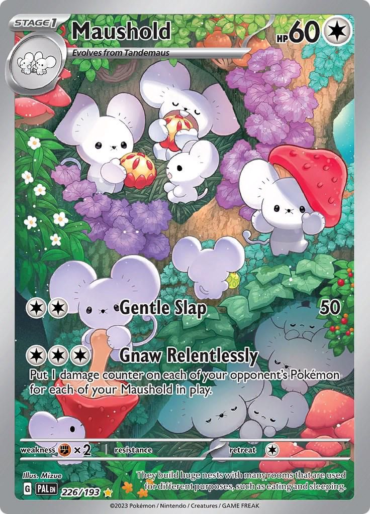 Maushold Full Art Holo Paldea Evolved 226/193
