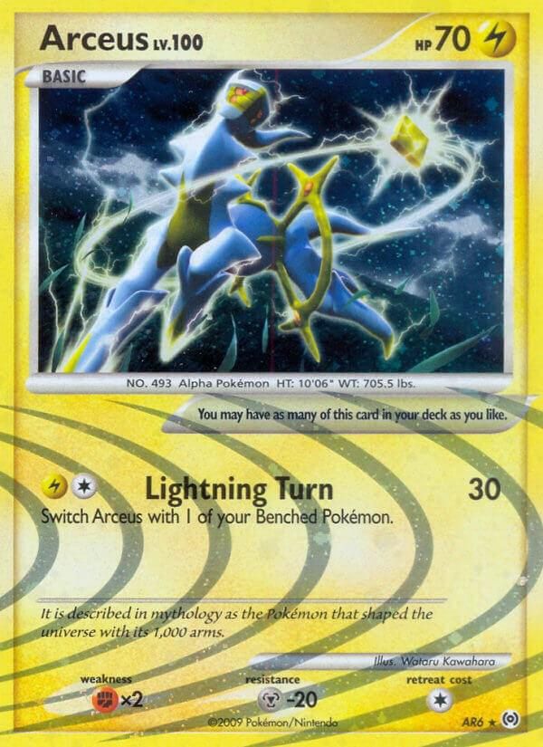 Arceus Holo Arceus AR6