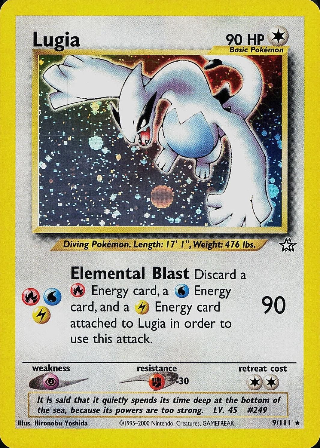 Lugia Holo Neo Genesis 9/111