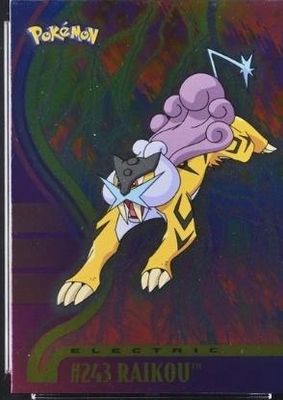 Raikou Holo 2001 Topps Johto Champions 243