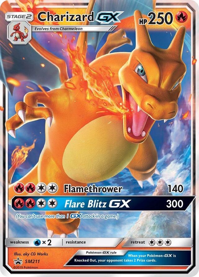 Charizard GX Holo Promo SM211