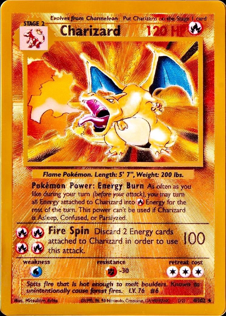 Charizard Metal Holo Celebrations 4/102