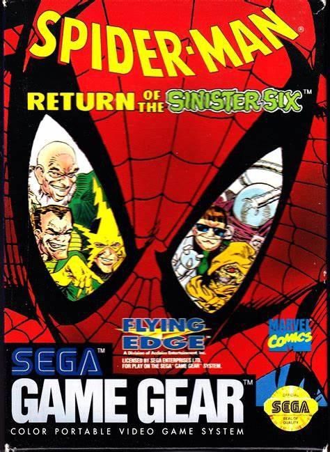 Spiderman Return of the Sinister Six for Game Gear