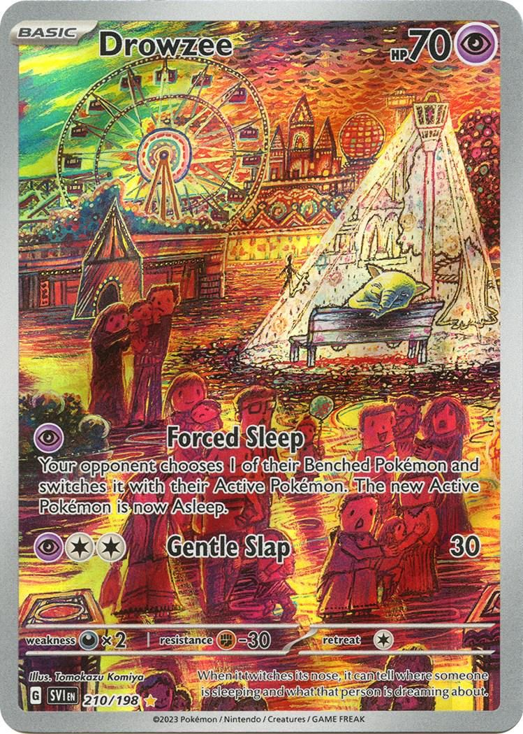 Drowzee Full Art Holo Scarlet &amp; Violet 210/198