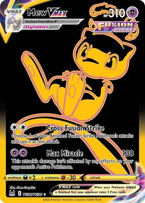 Mew VMAX Full Art Holo Lost Origins TG30/TG30