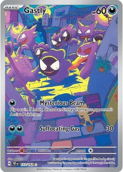 Gastly Full Art Holo Temporal Forces 177/162