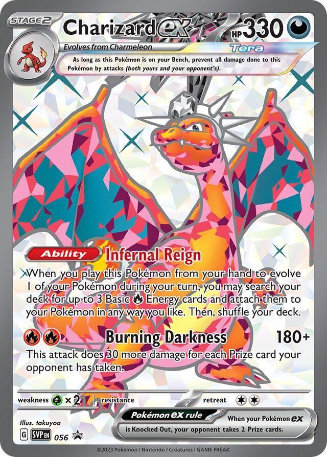 Charizard EX Full Art Holo Promo 56
