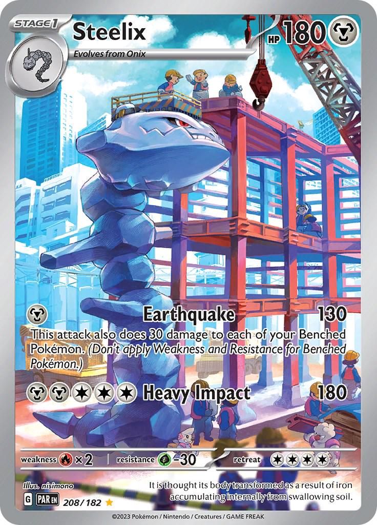 Steelix Full Art Holo Paradox Rift 208/182